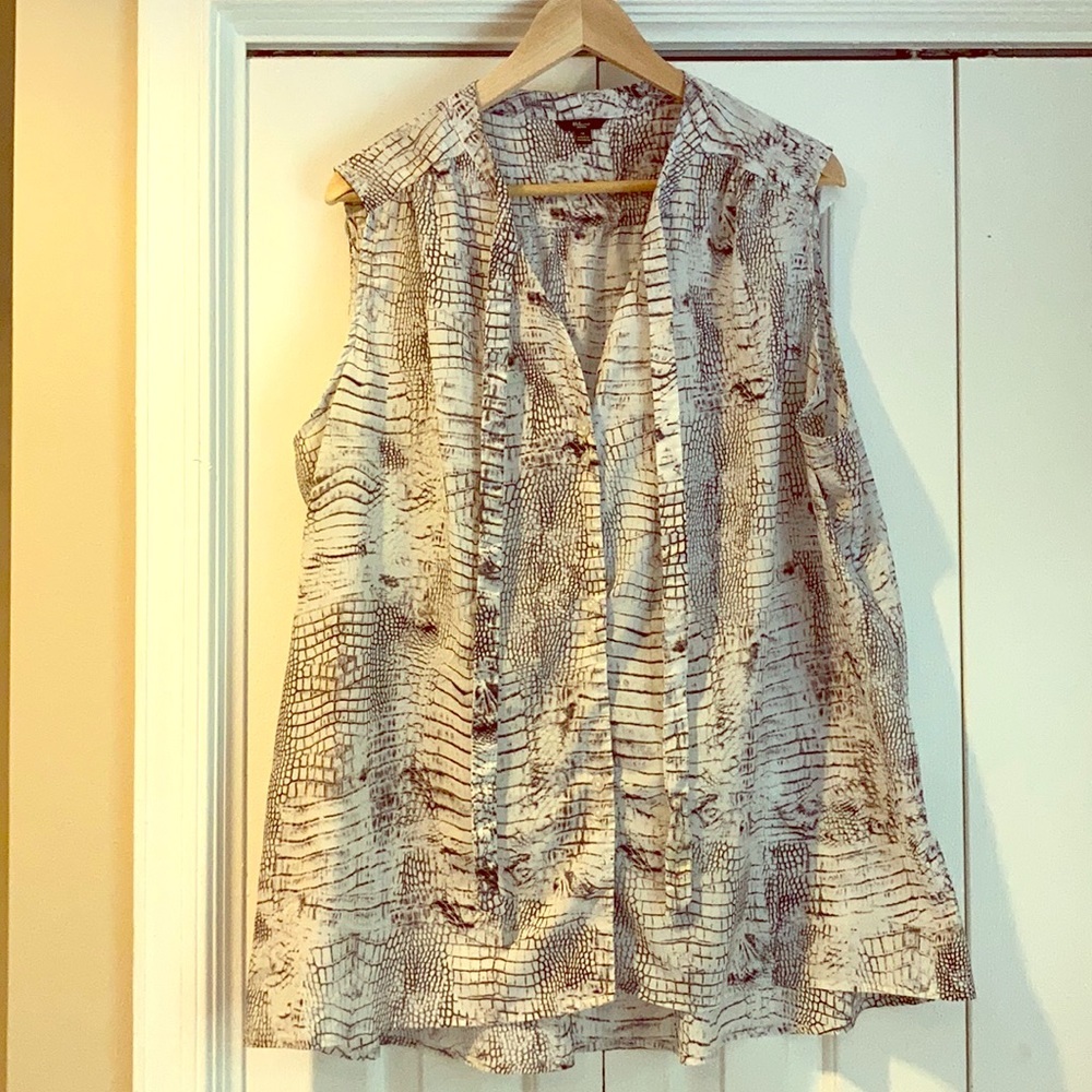 Snake Print Blouse